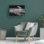 Art mural sur toile tendue - «Teton Smoke Stack» de Jon Evan pour décoration de salon, de chambre à coucher ou de bureau - 12 x 19