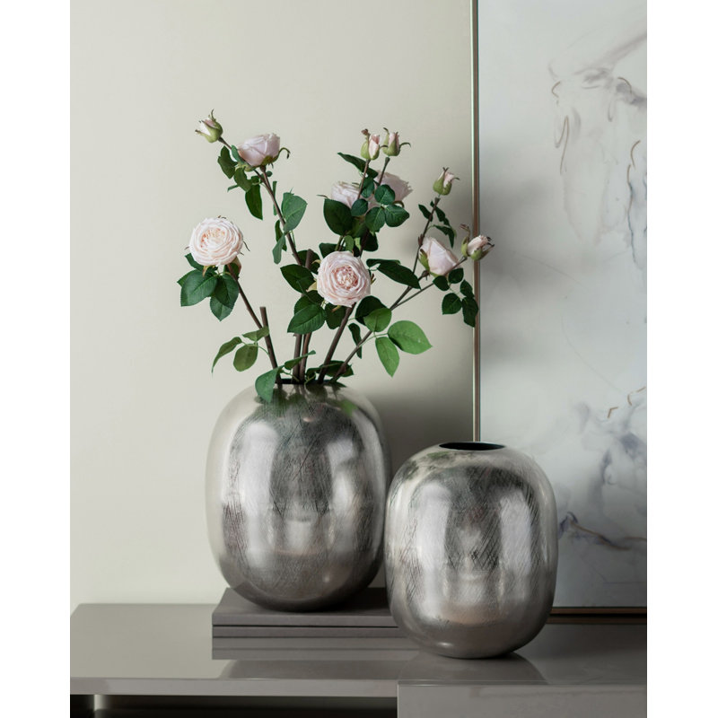 Vase décoratif en aluminium pour l'intérieur
