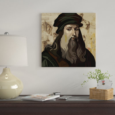 «Leonardo da Vinci», impression sur toile