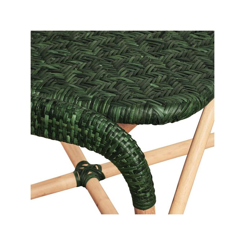 Portofino Arm Chair, Green, Natural