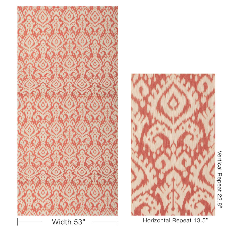 Ocean Isle Fabric, Carmine