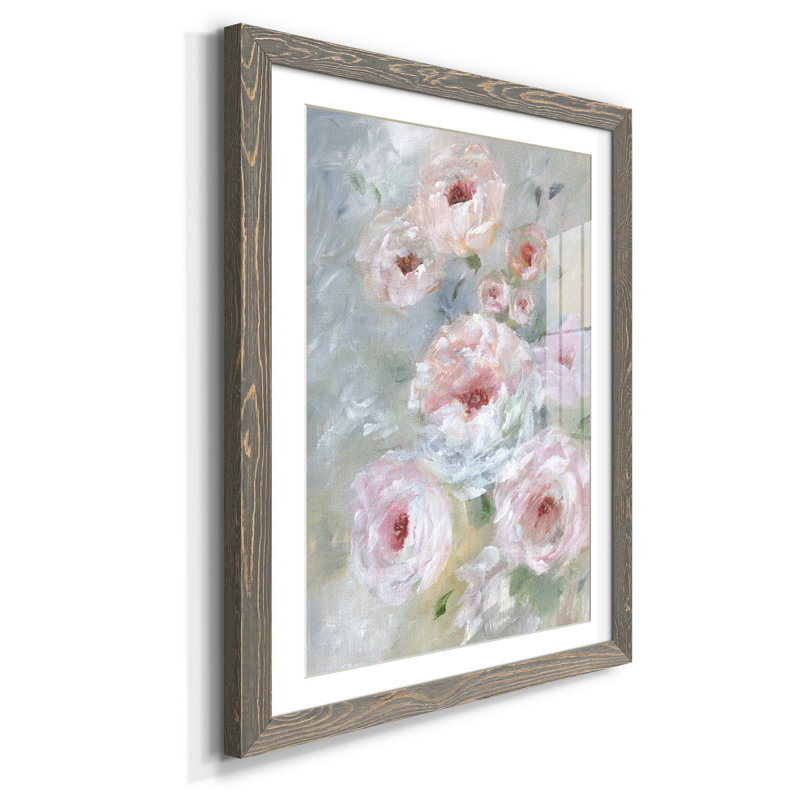 Rush of Blush - Reproduction d'art sur papier encadrée, H 44 po x l 31 po x P 1 po, Cadre gris