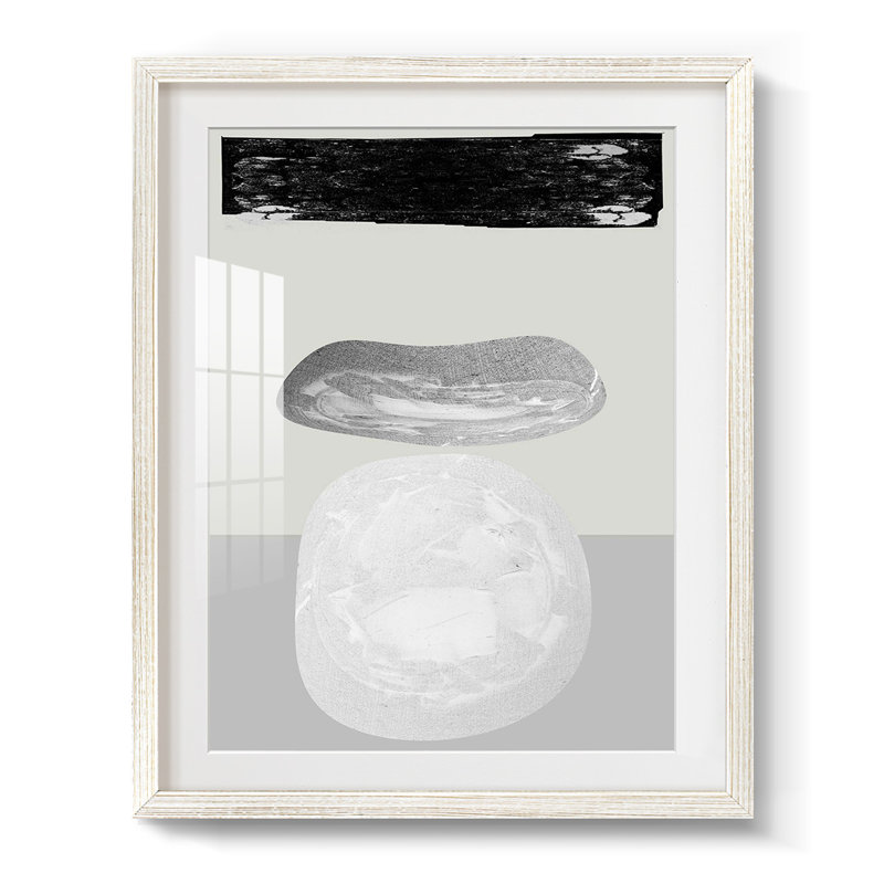 Eggy II - impression encadrée, H 19,5 po x l 16,5 po, Blanc