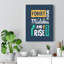 Forget Your Mistakes And Rise Again - Wrapped Canvas Print