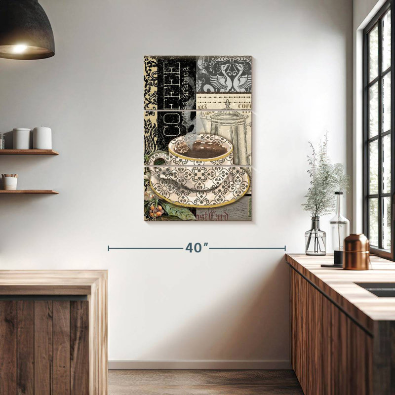 Tergel Coffee Art, 38" H x 24" W