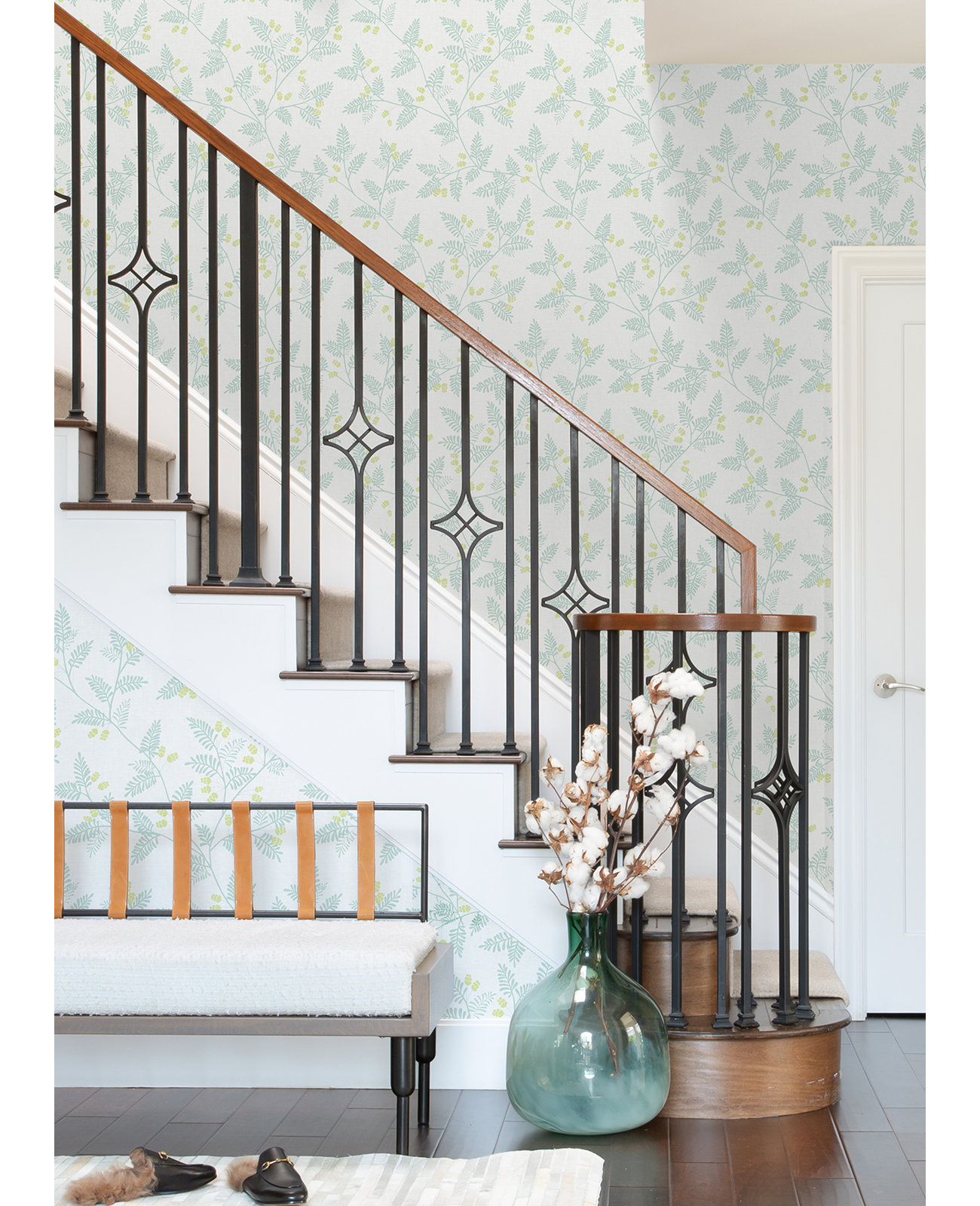Dowlin Graphics Wallpaper, Seafoam