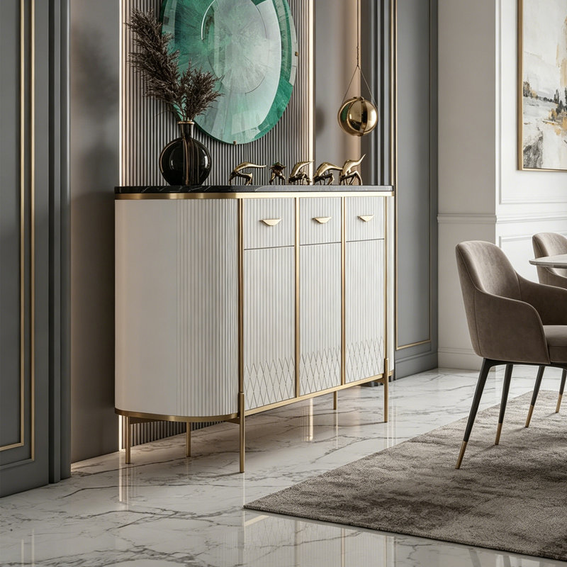 Buffet Modern, H 43,3 po x l 55,12 po x P 13,78 po