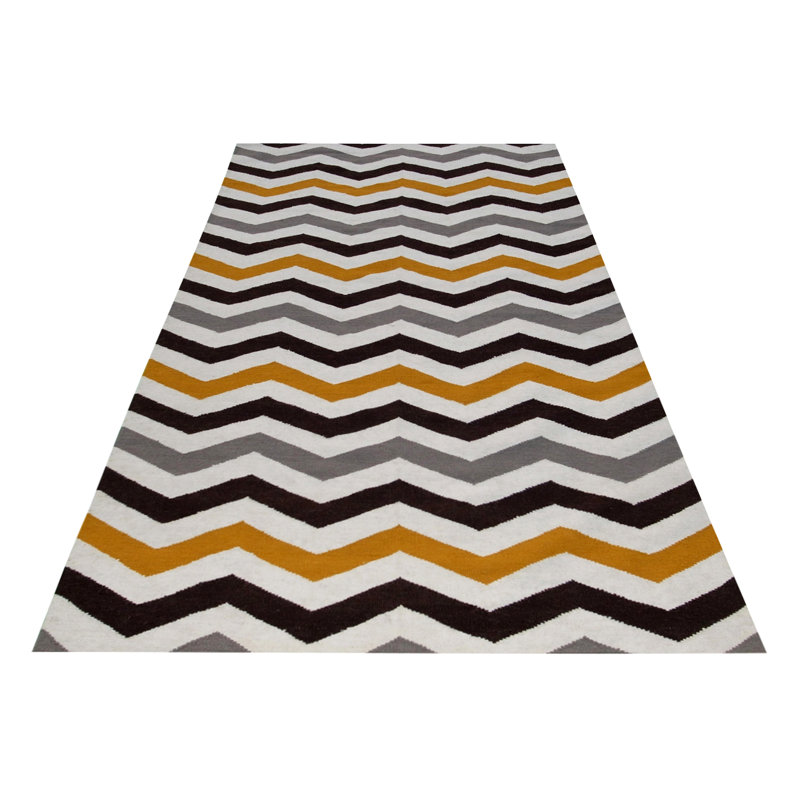 Chevron Hand Woven 150cm X 240cm Area Rug