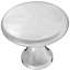 (5 Pack) (12 Pack) 1-1/8 inch Round Knob Plated-1199652366