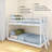 Kentin Twin Over Twin Low Bunk Bed-69466258