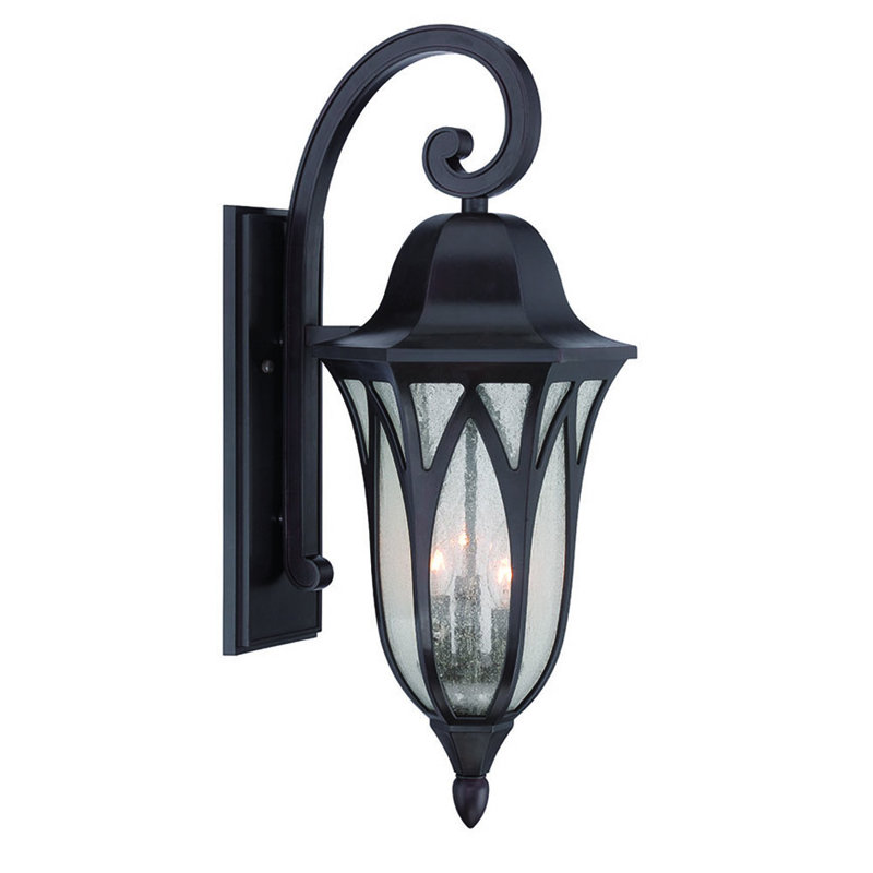 Lanterne murale d'extérieur à 3 ampoules Besaw, Bronze huilé