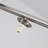7 - Light 36 inch Dimmable Sputnik Modern Linear Chandelier with White Glass Globe Shade-1116773063