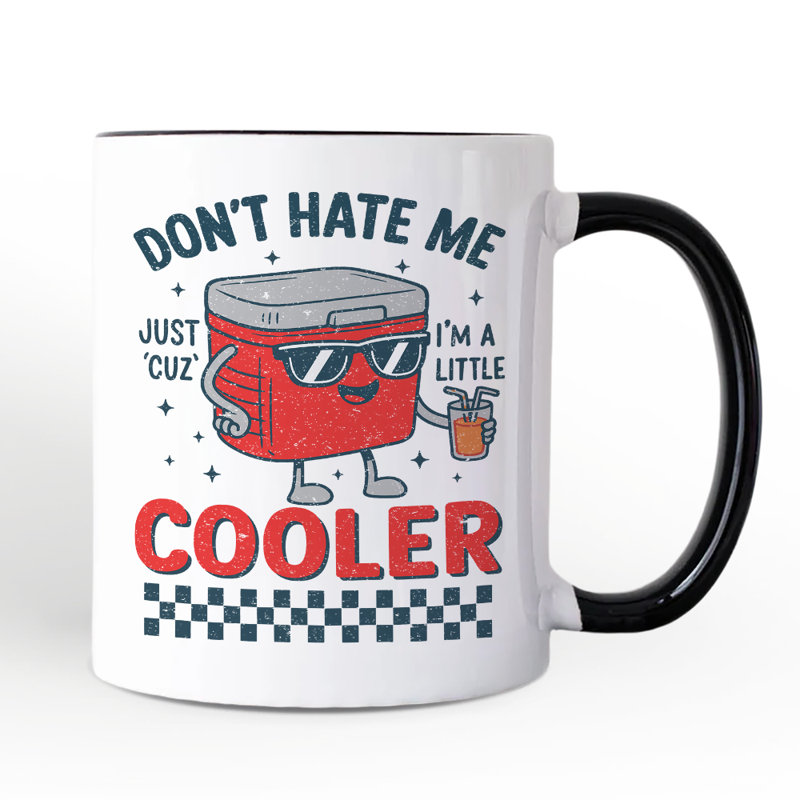 «Don't Hate Me Cuz I'm A Little Cooler», cadeau d'été amusant avec nom personnalisé