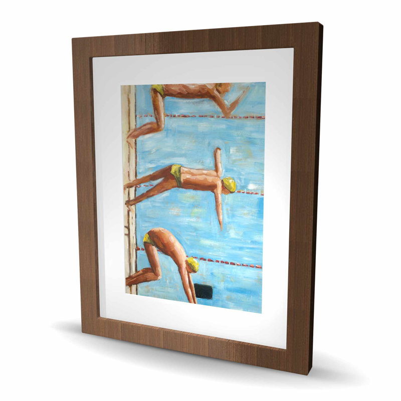 Swimmers - Figurative Orange