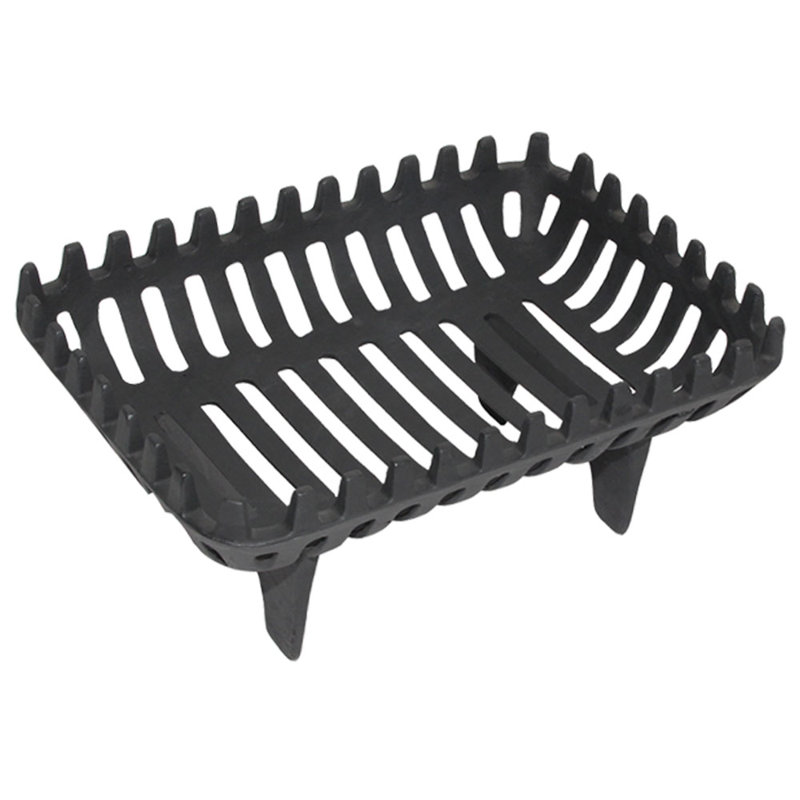 Cast Iron Fireside Garden Log Basket, Small