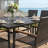 Lavery 8-Person Square Patio Dining Set With PE Wicker Chairs-1442164818