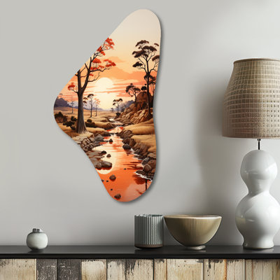 Haizlee - Art mural en forme de Boomerang africain