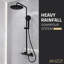 Barre de douche en acier inoxydable à forte pluie avec douchette-77315801