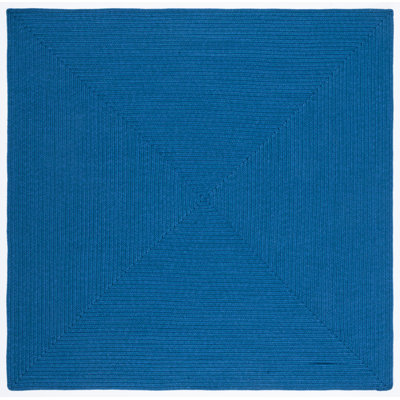 Braided Hand Woven Performance Machine Washable Solid Color Indoor/Outdoor Area Rug