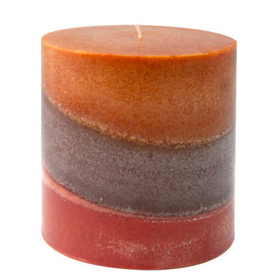 Bazalduan Caramel Apple Scented Pillar Candle