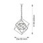Curran 1 - Light Antique Gold Square/Rectangle Pendant-227870216