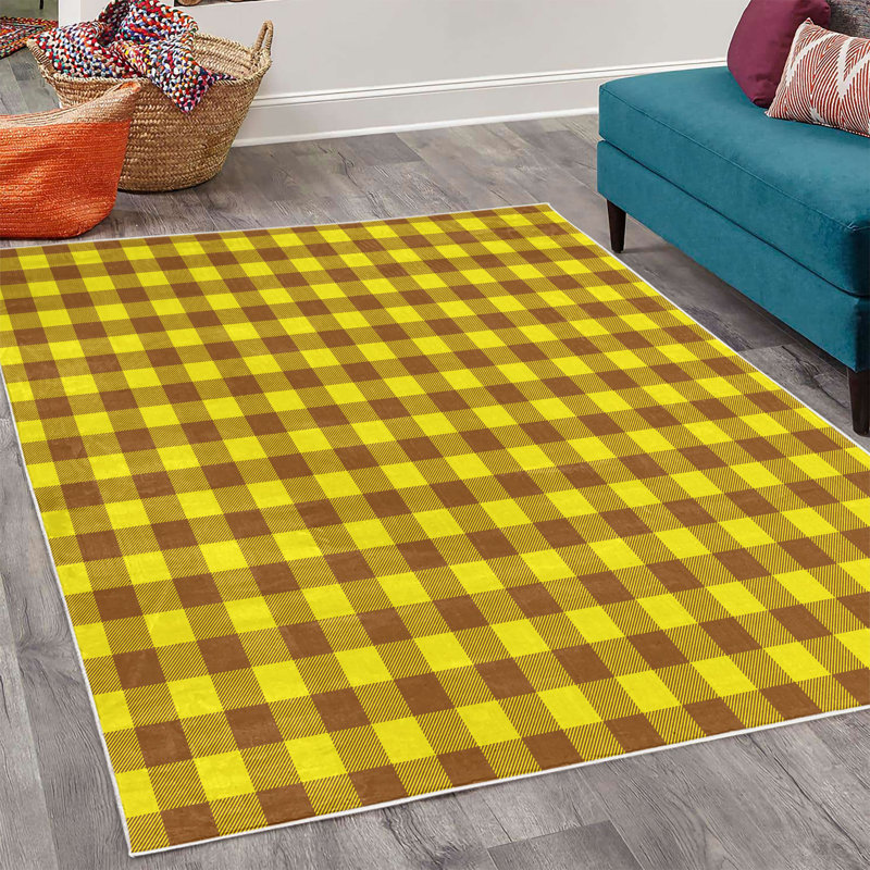 Tapis décoratif Sartaj, Rectangle 4 pi x 5 pi 5 po