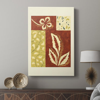 Festive Floral I -Custom Wrapped Gallery Cavas