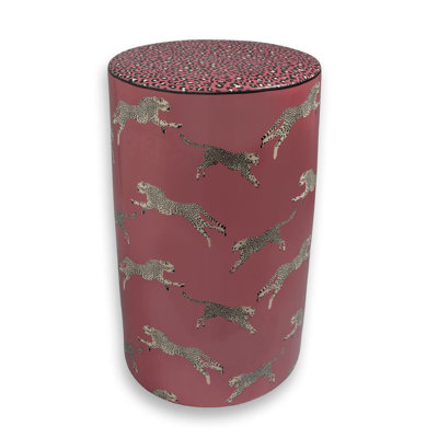 Tabouret de jardin en forme de guépard