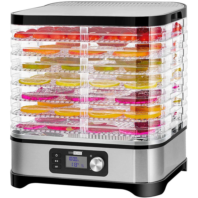 VIVOHOME 400 Watt Food Dehydrator, White