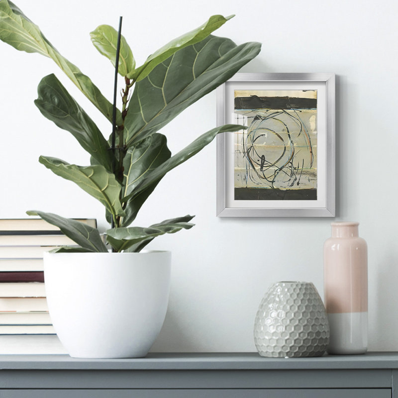 Continuing Energy II -Framed Print, Silver, 28.5'' H x 20.5'' W