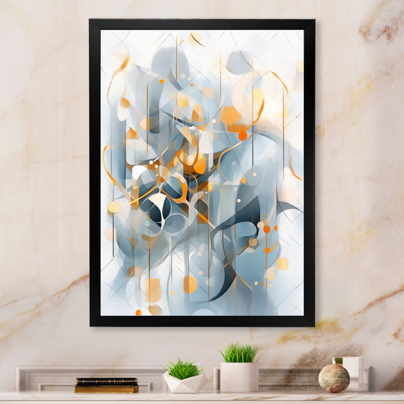 Sculpted Silence - Minimalisme, reproduction sur toile, Cadre simple noir, H 40 po x l 30 po x P 1,5 po