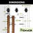 Brushed Nickel Classic Design Single Track Bypass Two Door Hardware Kit( Door Not Included)-43302377
