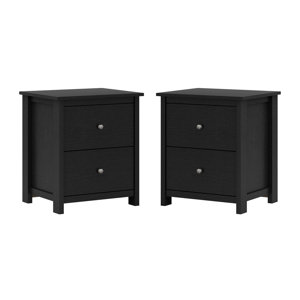 Isenbert 2 Drawer Nightstand