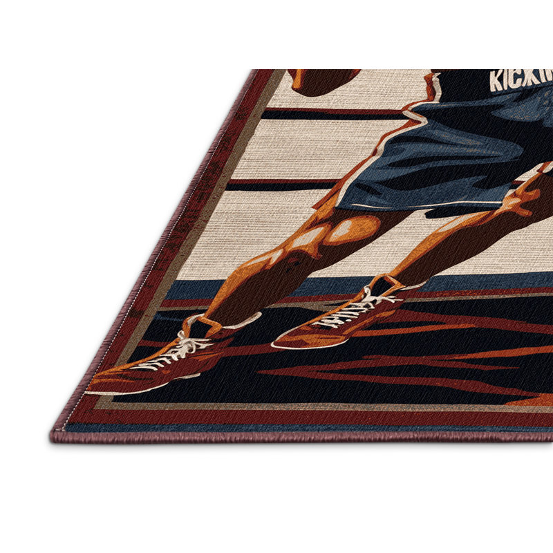  Tapis lavable Kickboxing Sports, Rond 7 pi