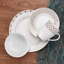 Modern Petals 32-Piece Porcelain Dinnerware Set, Service for 8