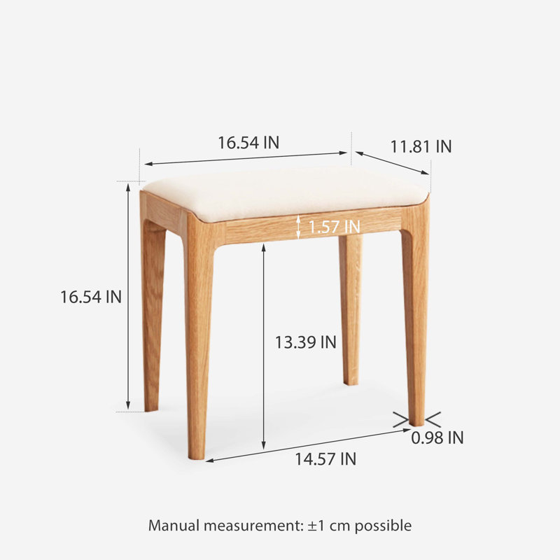 Tabouret de coiffeuse Red Oak