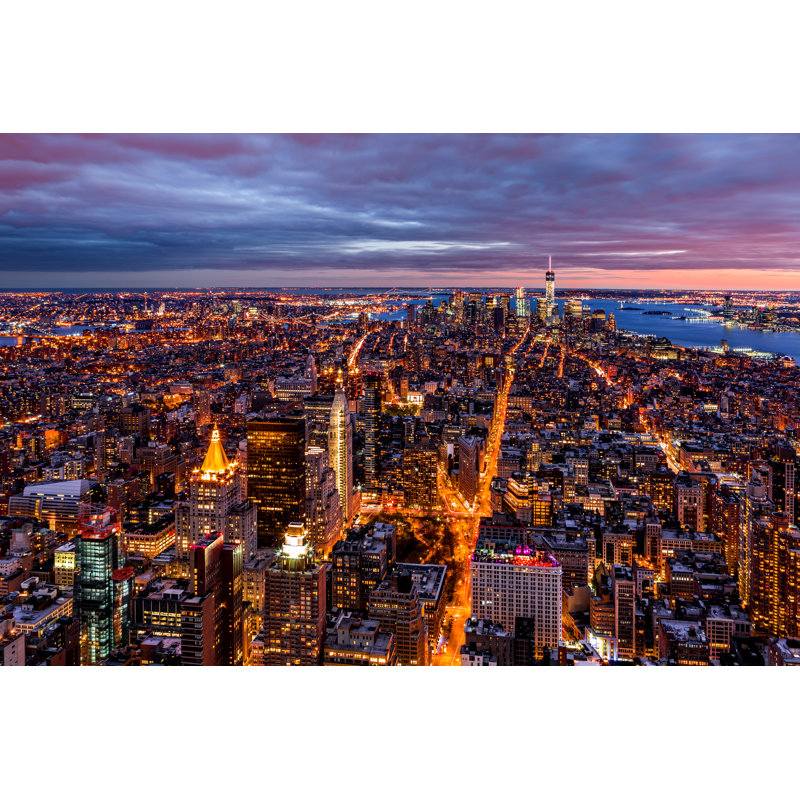 Hadenson New York by Ultima_Gaina - Wrapped Canvas Print, 61cm H x 91cm W x 3.8cm D