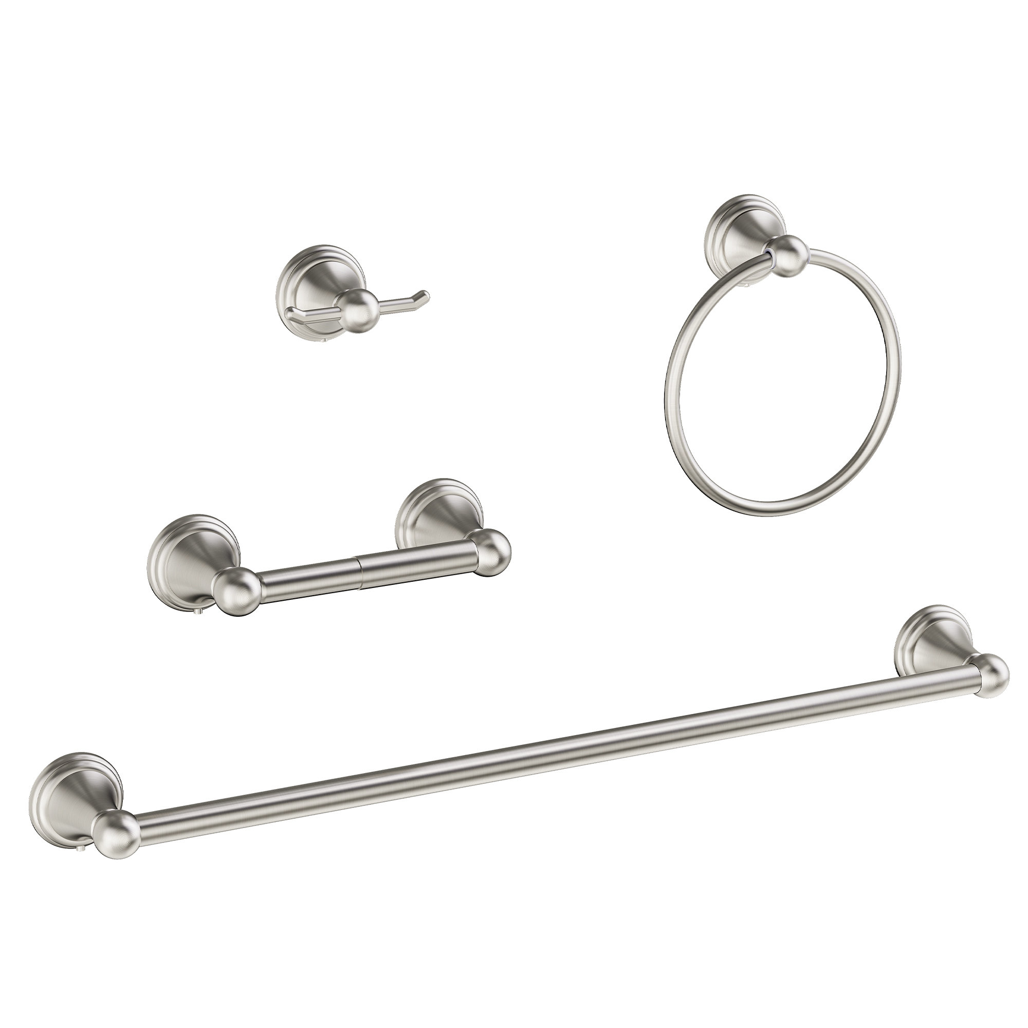 FORIOUS 4-Piece Bathroom Hardware Set