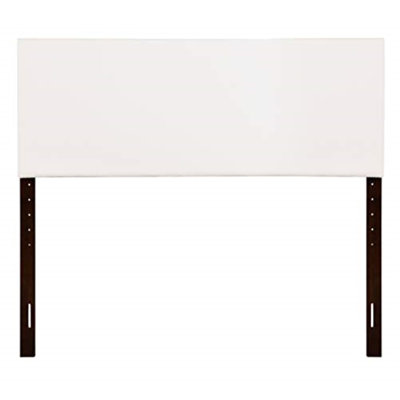 Upholstered Faux Leather Panel Headboard