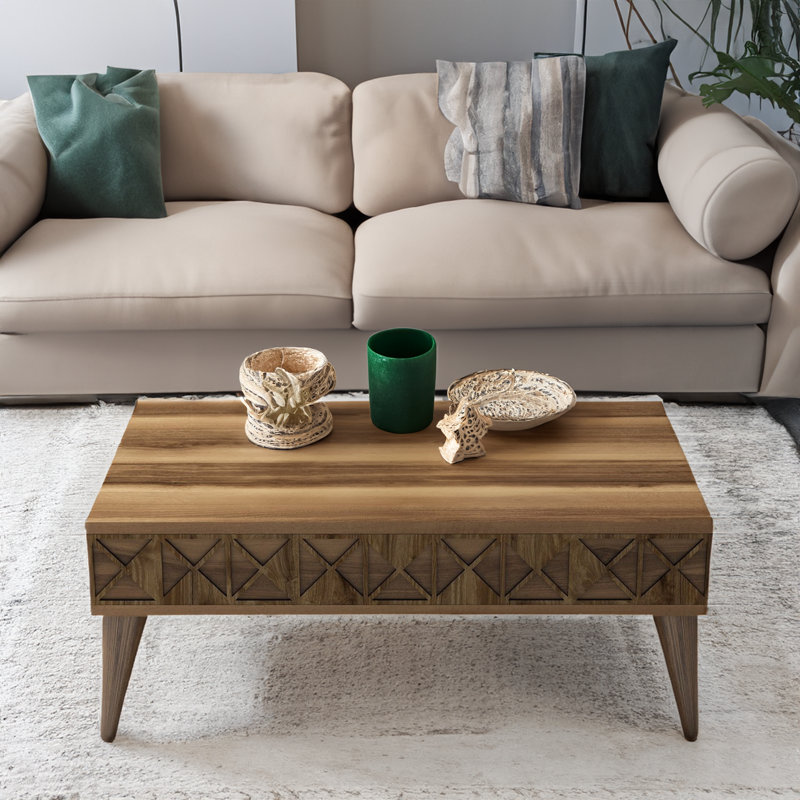 Table basse Dinan, Noyer