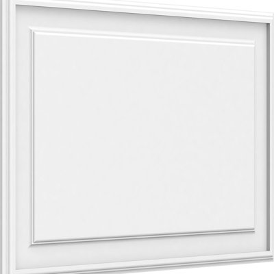 Panneau mural surélevé en PVC blanc Legacy