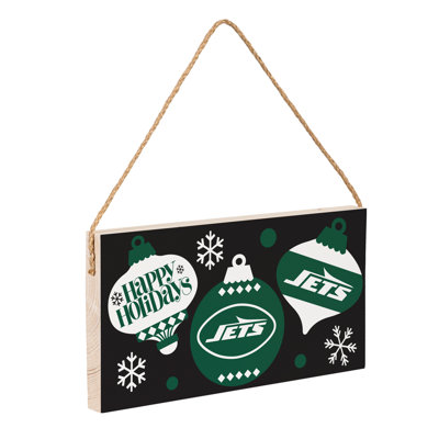 Plaque murale en bois New York Jets 6 x 11