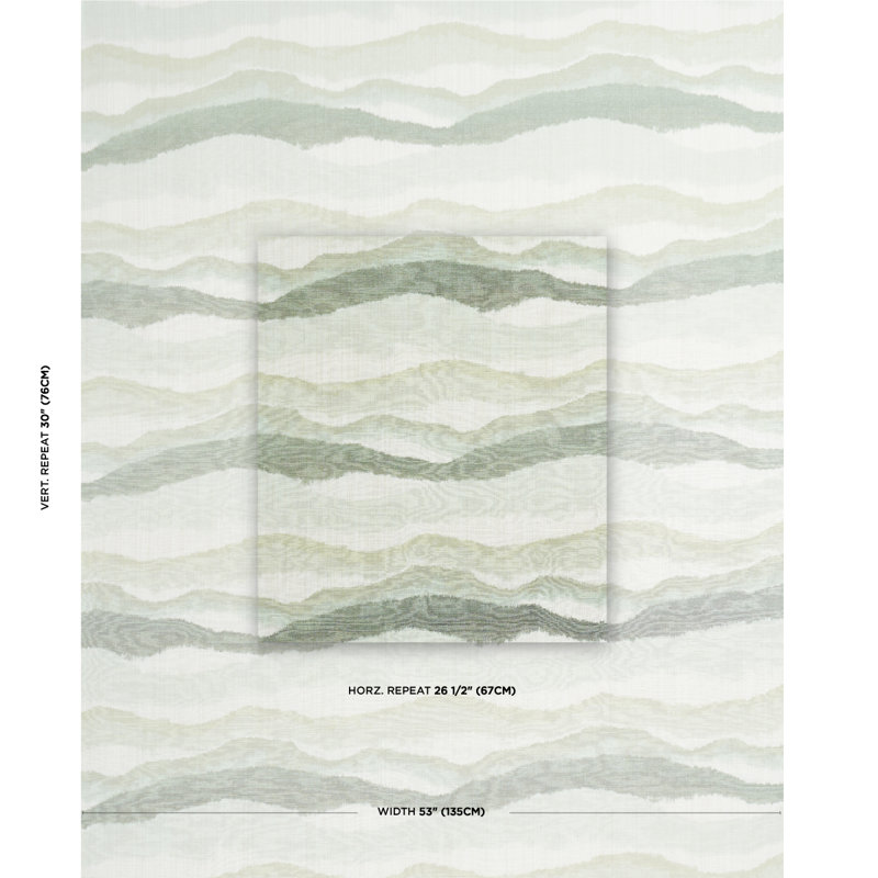 Chandler Warp Print Fabric, Eucalyptus