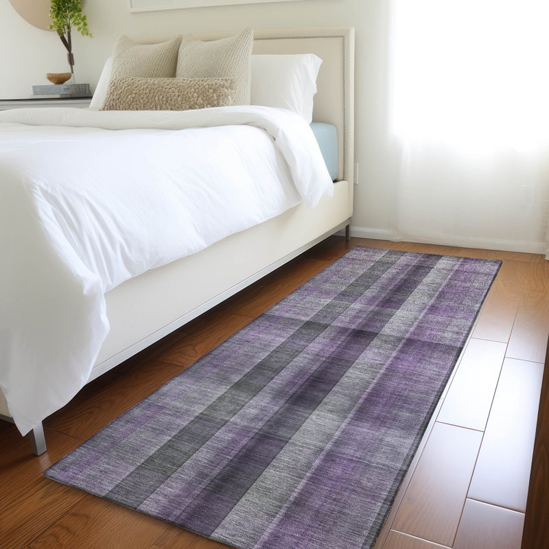 Tapis intérieur / extérieur Kinslee, Tapis de couloir 2 pi 3 po x 7 pi 6 po
