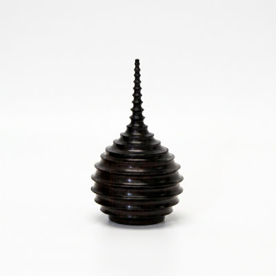 Ebony Wood Collection Wood Jar
