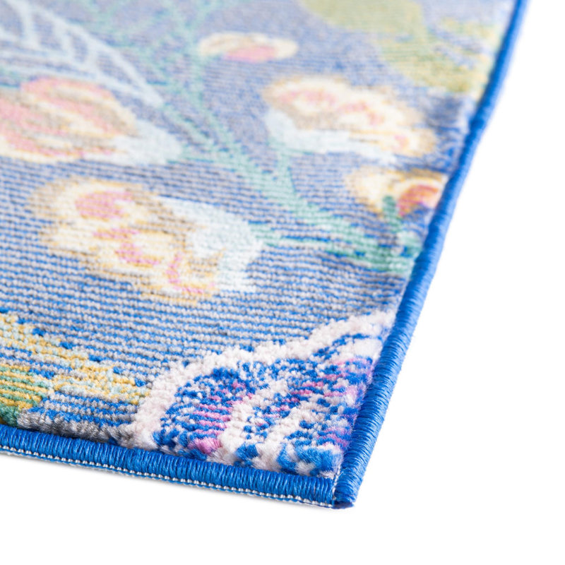 Floral Indoor Rug, Rectangle 9' x 12'