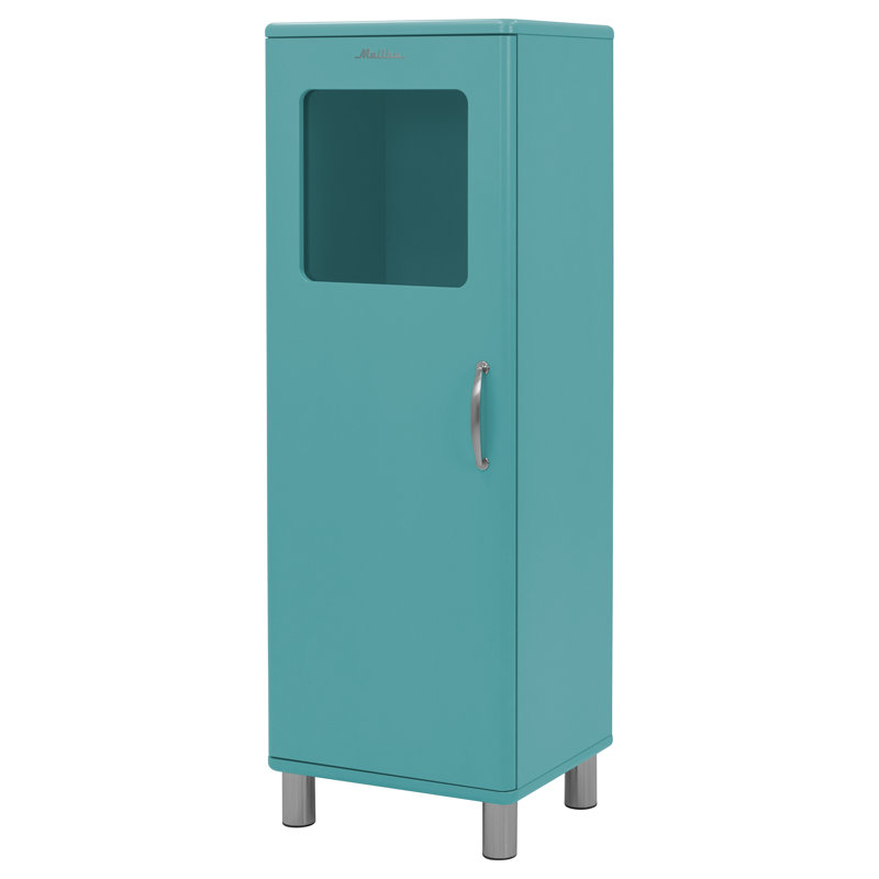 Armoire 1 porte Malibu, Bleu