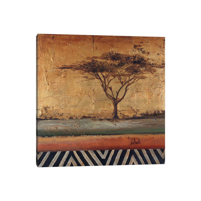 «African Dream II» par Patricia Pinto - reproduction d'art, Pas de tapis, H 37 po x l 37 po x P 1,5 po, Toile tendue