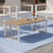 Cannes Rectangular Powder Coated Steel Outdoor Coffee Table