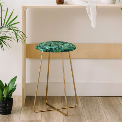 Schatzi Upholstered Counter Stool with Metal Frame